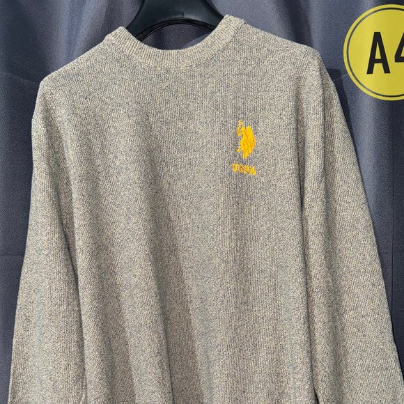 USPA Sweater Men's Pull Over Old Money Cloth Vintage Sweatshirt New Without Tags - Picture 1 of 7